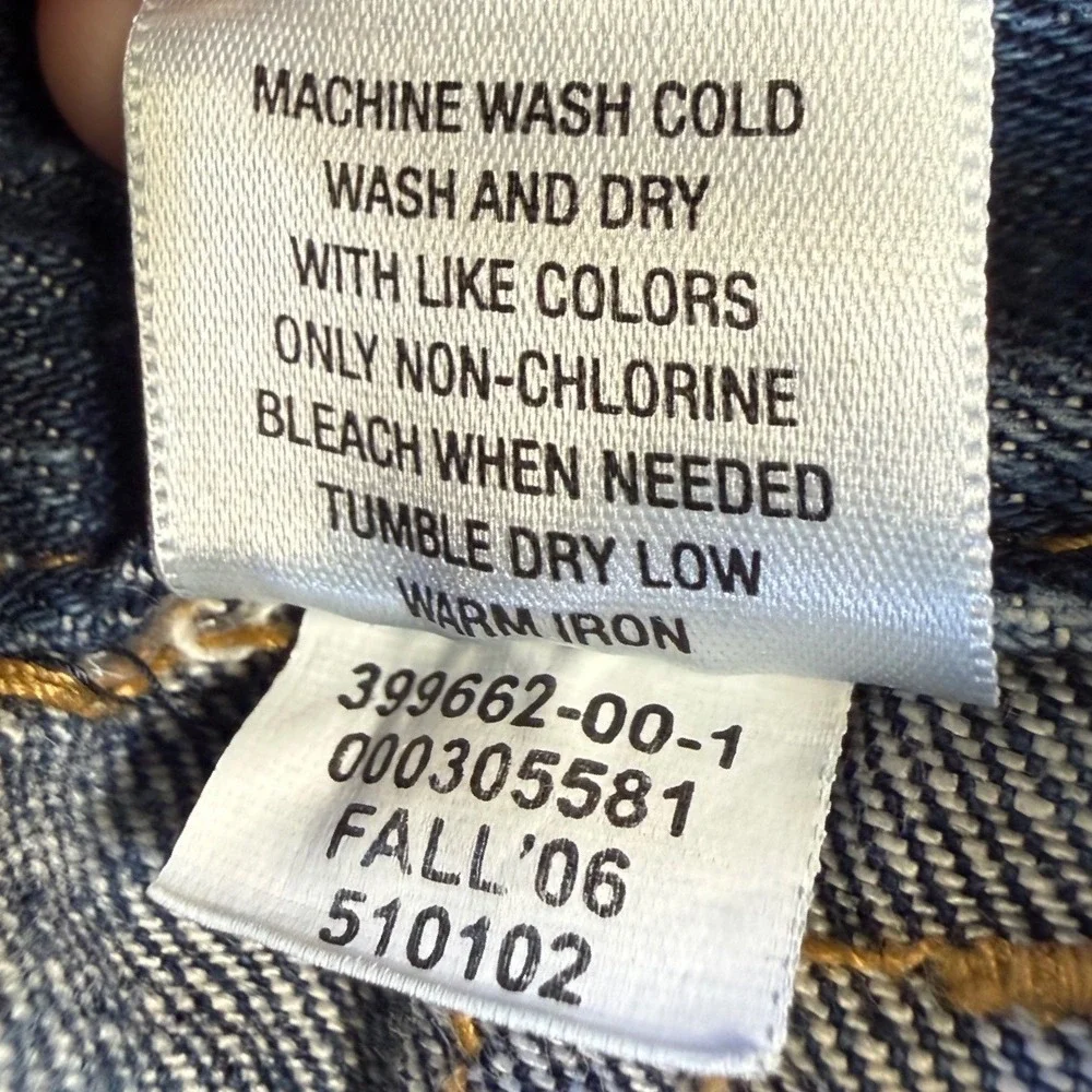 Vtg Old Navy Special Edition Denim Carpenter Jeans Blue 12-18 Months Fall‎ 2006